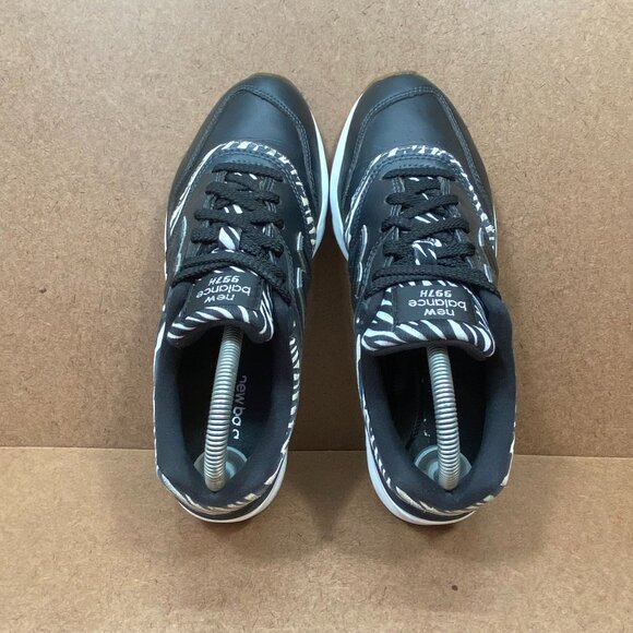 New Balance 997H Womens Sneakers Black With White Zebra Print - Picture 6 of 8